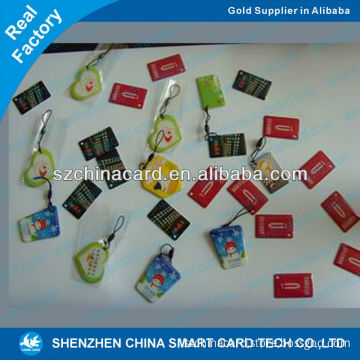 Die Cut Plastic Smart Key Tags RFID Fobs